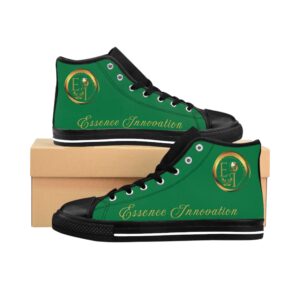 Ladies Classic Hightops XII | Black Sole | Dark Green