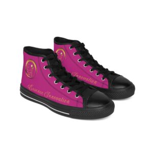 Ladies Classic Hightops XVIII | Black Sole | Pink