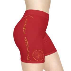 Seek More BS X | Women Biker Shorts | Dark Red