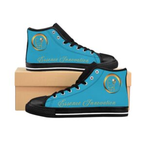 Ladies Classic Hightops XV | Black Sole | Turquoise