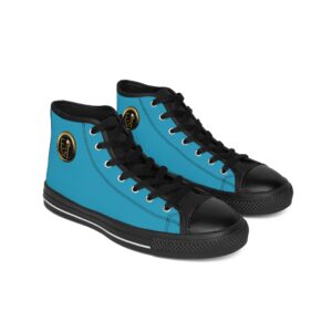 Mens Classic HighTops XV | Black Sole | Turquoise