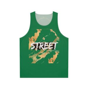 6214645265216004349_2048jpeg - Essence Innovation STREET Gold Graffiti XII | Unisex Tank Top | Dark Green