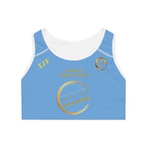 Seek More SB XIV | Ladies Sports Bra | Light Blue