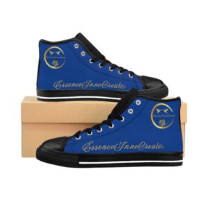 Ladies Streetwear Hightops XIII | Black Sole | Dark Blue