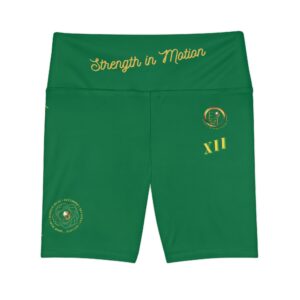 Strength In Motion XII | Ladies Workout Shorts | Dark Green