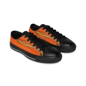 7077000754898132563_2048jpeg - Essence Innovation Ladies Striped Lowtops XI | Black Sole | Orange