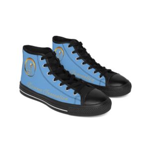 Ladies Classic Hightops XIV | Black Sole | Light Blue