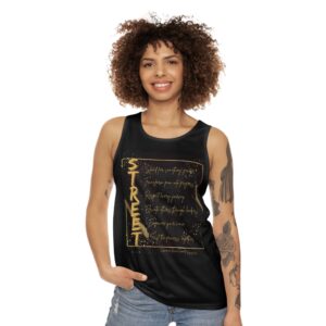 Black STREET Signature Tank | EssenceInnoCreate | MMXXV