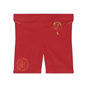 Seek More BS X | Women Biker Shorts | Dark Red