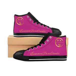 Ladies Streetwear Hightops XVIII | Black Sole | Pink
