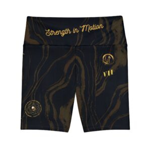 Stripes In Motion VII | Ladies Workout Shorts | Black