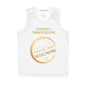 Velocity VI Basketball Jersey | Seek More | White