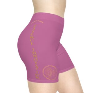 Seek More BS XVII | Women Biker Shorts | Light Pink
