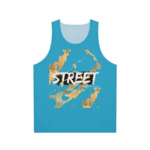 9171711412720892105_2048jpeg - Essence Innovation STREET Gold Graffiti XV | Unisex Tank Top | Turquoise