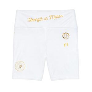 Strength In Motion VI | Ladies Workout Shorts | White