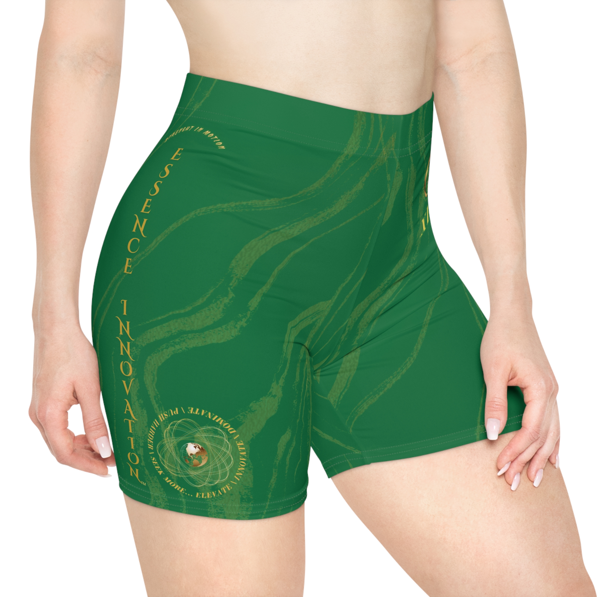 9634035531057193772_2048jpeg - Essence Innovation Seek More BSS XII | Women Biker Shorts | Dark Green