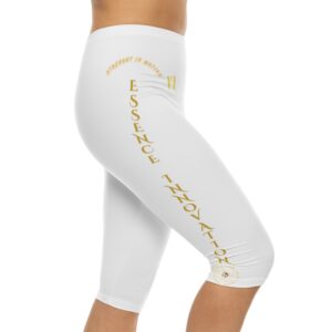 Seek More CL VI | Capri Leggings | White