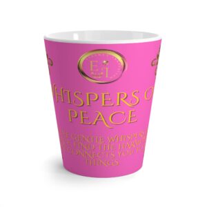 Her Whispers Peace Pink | Luxury Ceramic Mug 12oz