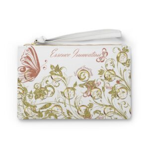 Floral Clutch Bag VI | Essence Innovation Boho | White