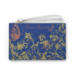 Floral Clutch Bag XIII | Essence Innovation Boho | Blue