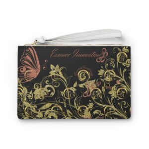 Floral Clutch Bag VII | Essence Innovation Boho | Black