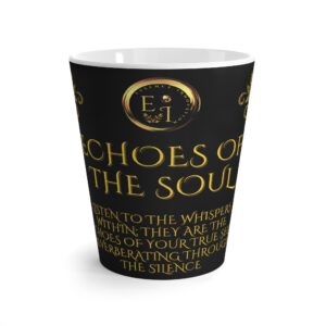 Her Echoing Soul Black | Luxury Ceramic Mug 12oz