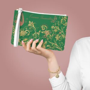 Floral Clutch Bag XII | Essence Innovation Boho | Green