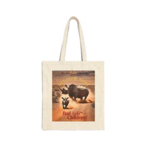 Rhino Canvas Tote I | Get Home Now | 2 Colors