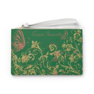 Floral Clutch Bag XII | Essence Innovation Boho | Green