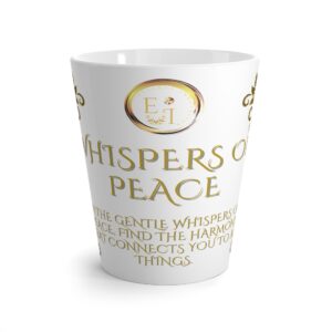 Her Whispers Peace White | Luxury Ceramic Mug 12oz