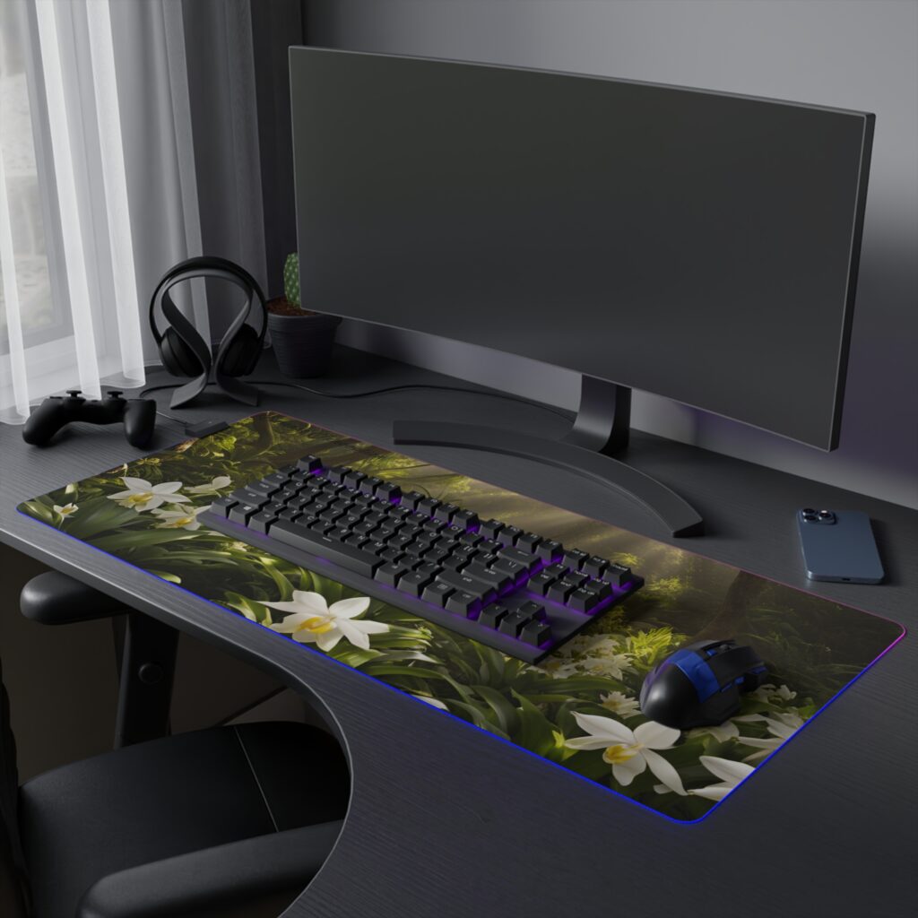 6596899929248341127_2048jpeg - Essence Innovation Orchid Grove | LED Gaming Mouse Pad | 4 Sizes