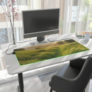 Morning Meadow | LED Gaming Mouse Pad | 4 Sizes