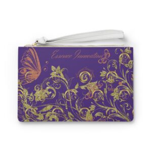 Floral Clutch Bag XVI | Essence Innovation Boho | Purple