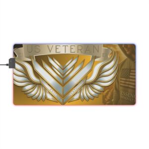 US Veteran | LED Gaming Mouse Pad | 4 Sizes