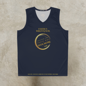 Velocity Basketball Jersey Navy VIII | Seek More Collection | Essence Innovation®