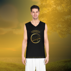Basketball Jersey Black VII | Seek More Collection | Essence Innovation®
