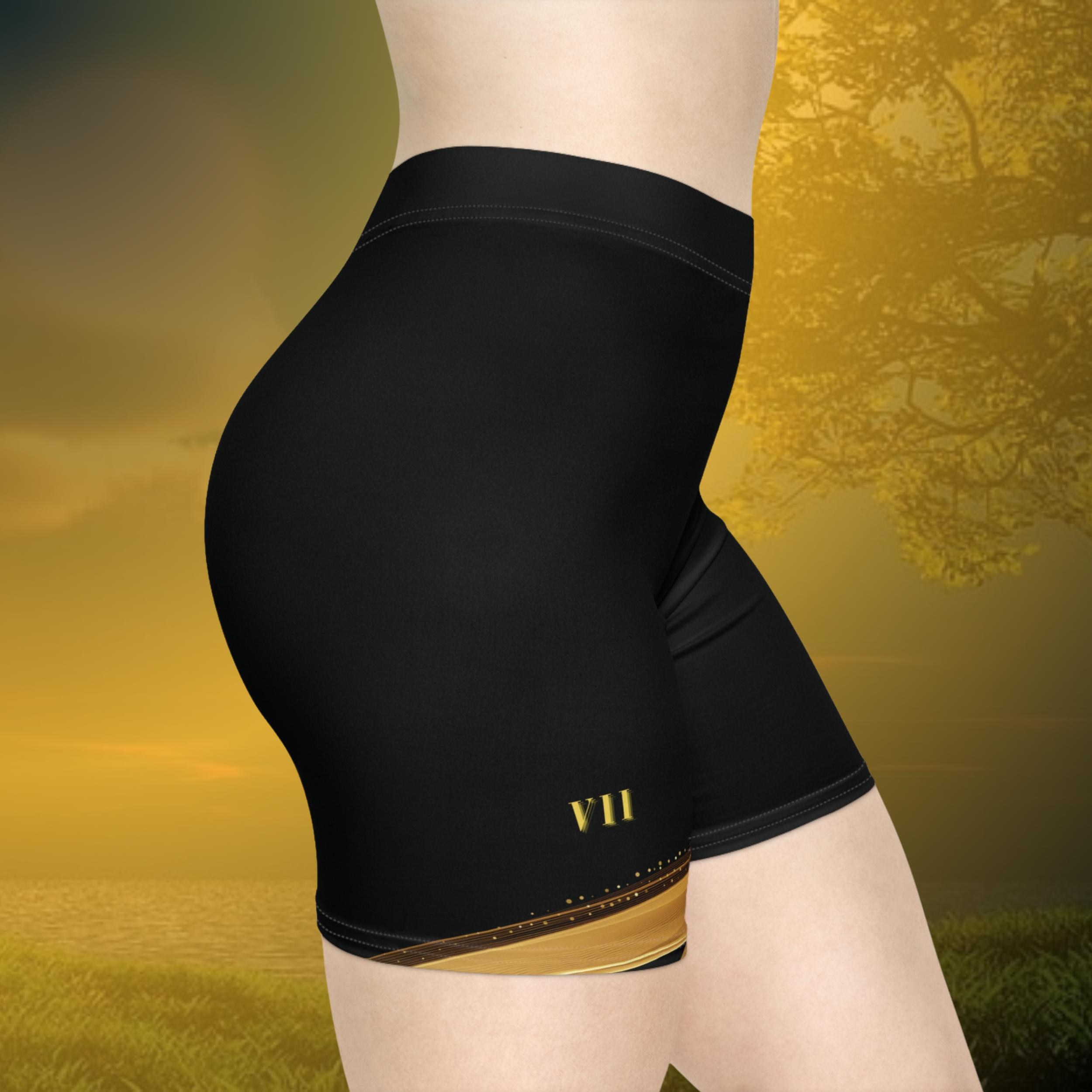 Z21-76 - Essence Innovation Women's Biker Shorts Black VII