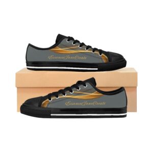 Women's Flow Lowtops Grey VIII | Graphite Canvas Edition