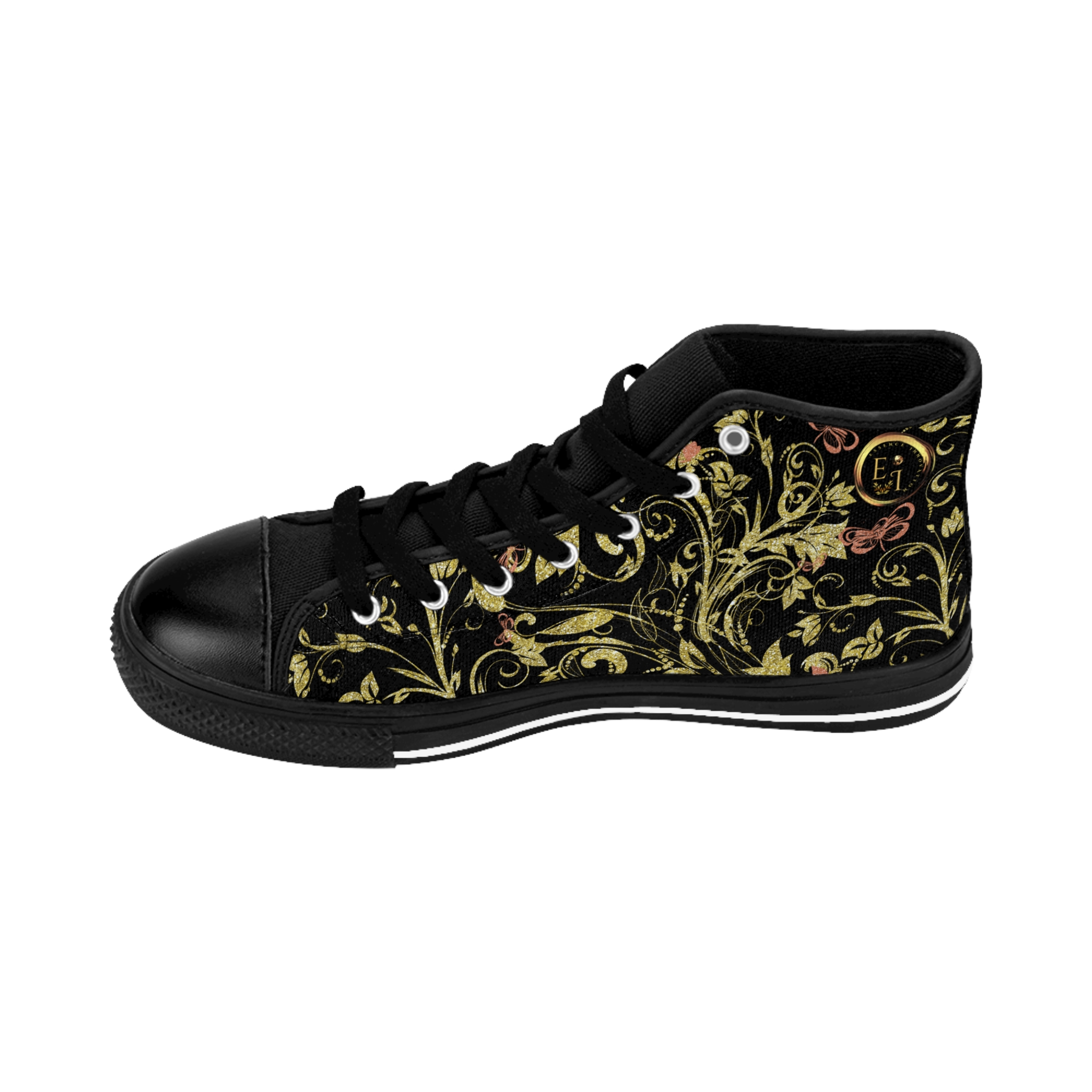 11281212391368991286_2048jpeg - Essence Innovation Women's Bohemian Butterfly High-Tops Noir