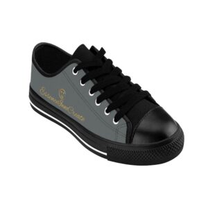 12666860387881597982_2048jpeg - Essence Innovation Ladies Grey Streetwear Lowtops VIII | Graphite Canvas Edition | EssenceInnoCreate®