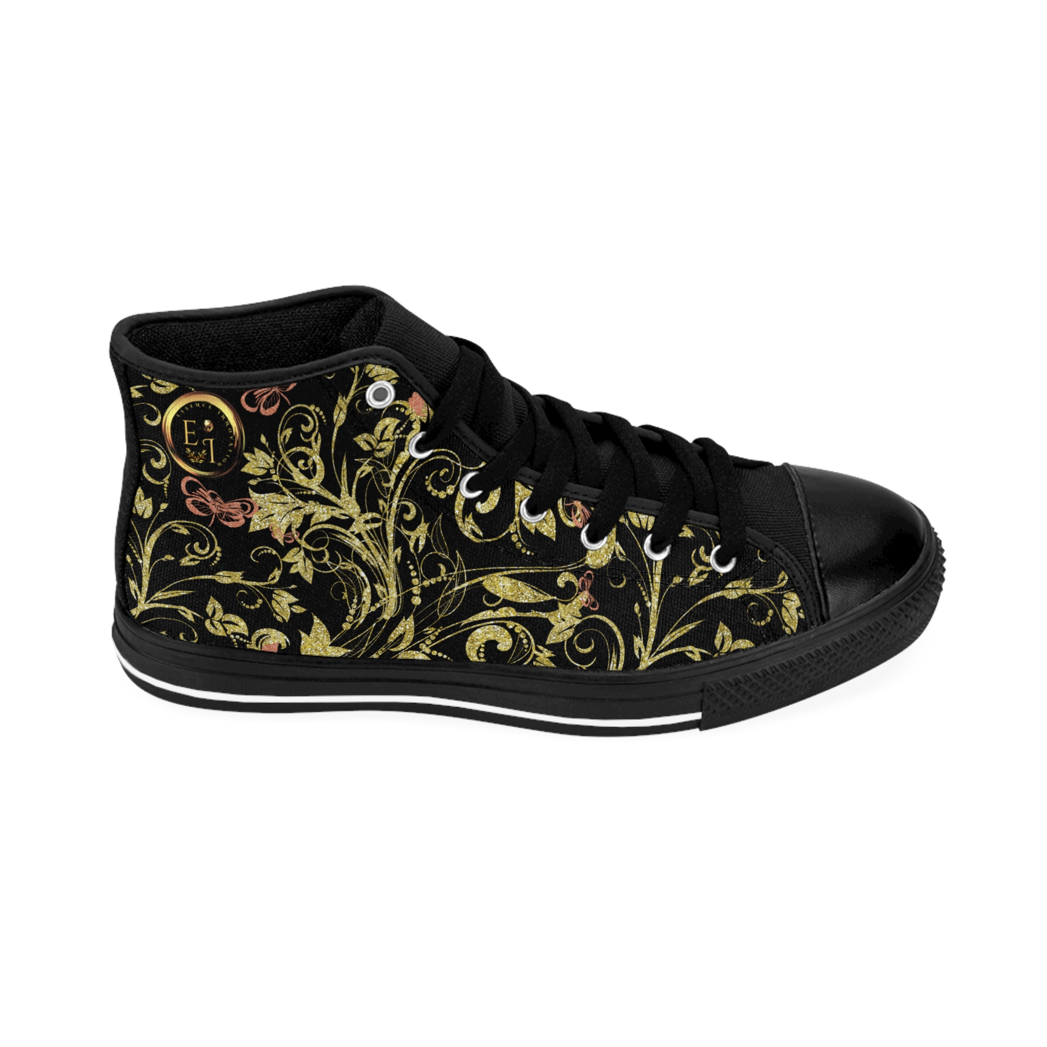 15950803732966940683_2048-1jpeg - Essence Innovation Women's Bohemian Butterfly High-Tops Noir