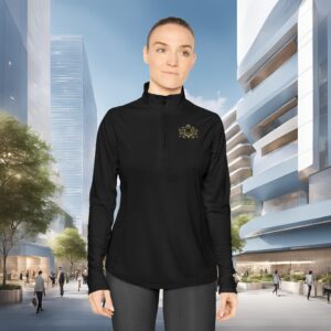 3654486751554356344_2048_custom-1jpeg - Essence Innovation Botanical Crest Quarter-Zip Pullover | Botanical Collection | Essence Innovation®