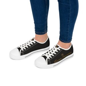 3992862889808670750_2048jpeg - Essence Innovation Women's Classic Lowtops Black VII | Signature Canvas Edition | EssenceInnoCreate®