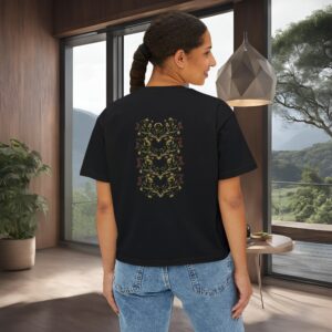 676610009574367219_2048_customjpeg - Essence Innovation Botanical Crest Crop Tee | Botanical Collection | Essence Innovation®