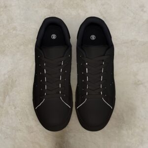 Men's Essence Core Leather VII Noir | Black Leather Sneakers | EssenceInnoCreate®