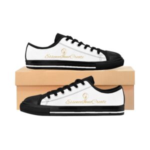 8750767651137588857_2048jpeg - Essence Innovation Ladies White Streetwear Lowtops VI | Arctic Canvas Edition | EssenceInnoCreate®