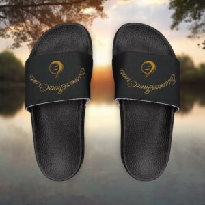 Men's Essence Core Slides VII Noir | Black Comfort Slide Sandals | EssenceInnoCreate®