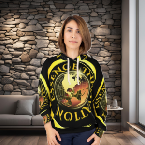 AOPBLKMU3 - Essence Innovation Unapologetically Bold Hoodie | Signature Collection | Essence Innovation®