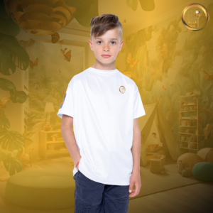 EBJ-EKZ-VI-7 - Essence Innovation Elite Boys Jersey White VI | Youth Performance Athletic Shirt | Essence Innovation®