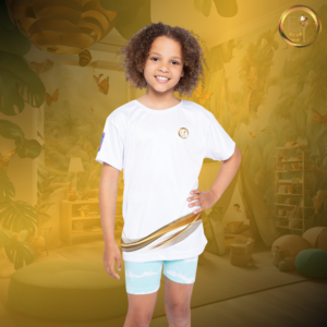 EGJ-EKZ-VI-7 - Essence Innovation Elite Girls Jersey White VI | Girls Performance Athletic Tee | Essence Innovation®